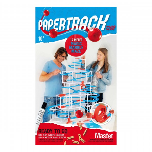 Knikkerbaan van papier - Papertrack 1200